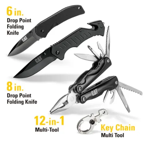 4 Piece Multi-Tool and Folding Pocket Knife Set