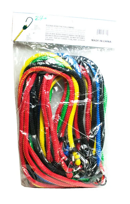 8 PC 48" Bungee Cords