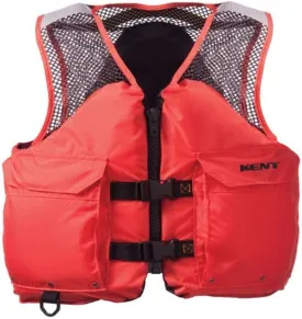 Absolute Outdoor Kent Mesh Deluxe Commercial Life Vest - Persons Over 90-Pounds