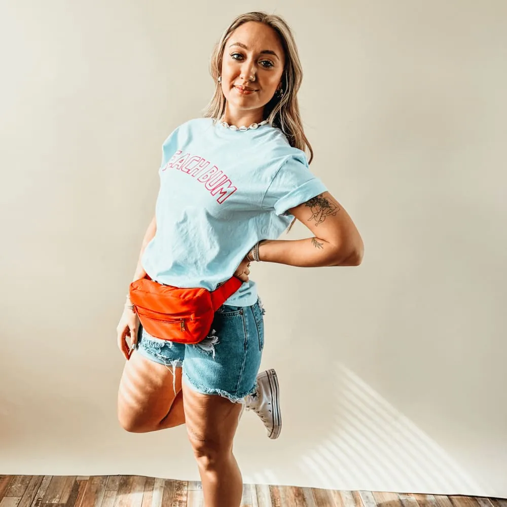 Beach Bum Tee - Chambray