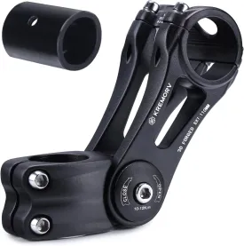 Bike Stem Universal 25.4mm and 31.8mm Adjustable Bicycle Stem Riser MTB Stem for Mountain Bike Road Bike BMX Length 110mm 130mm