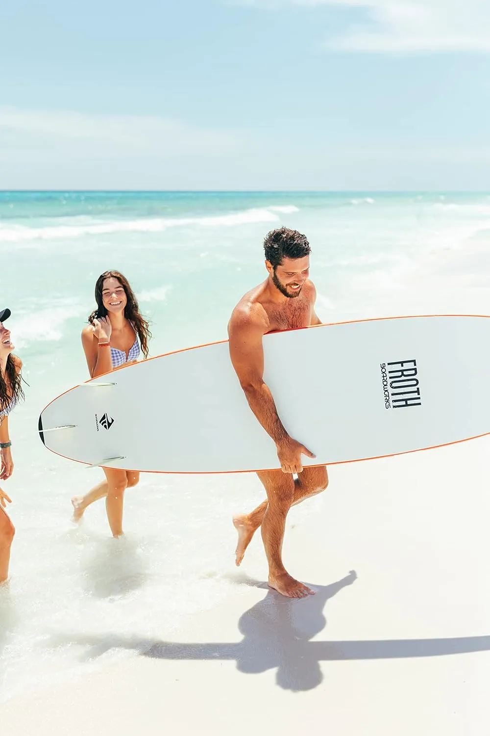 Boardworks Froth  Soft Top Surfboard  Wakesurf Board  3 Colors - 5 Sizes from 5 to 9