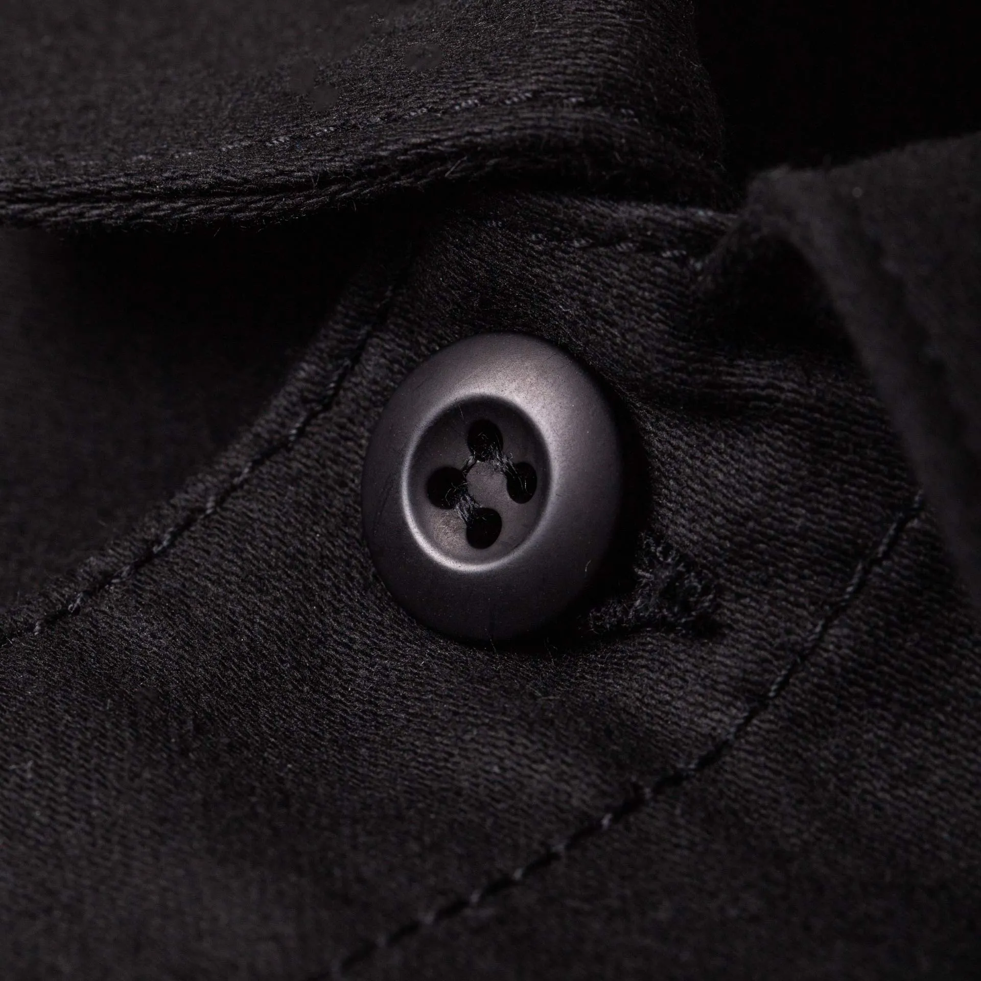 BWJ-01 WORKER JACKET 12 oz. black moleskin