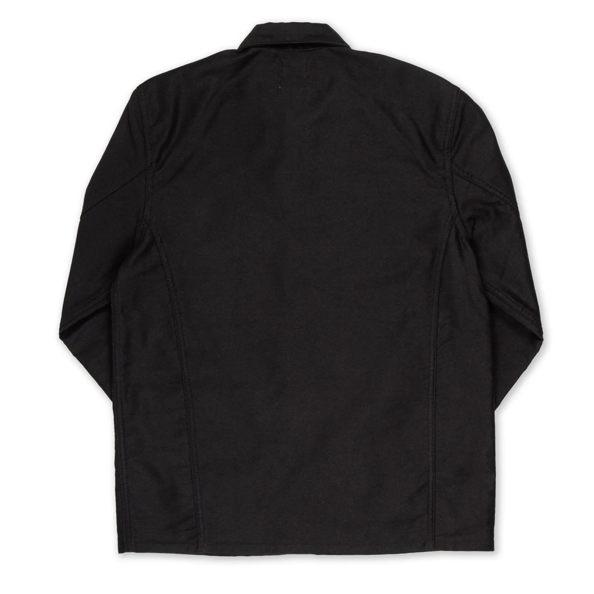BWJ-01 WORKER JACKET 12 oz. black moleskin