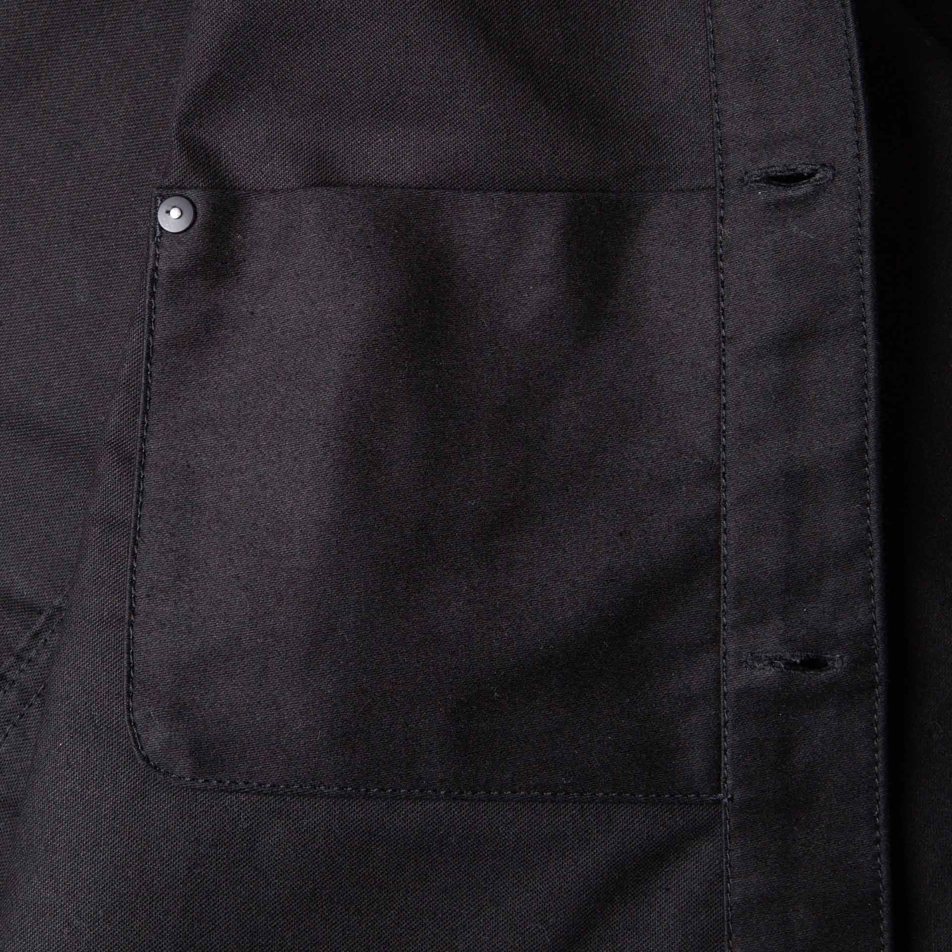 BWJ-01 WORKER JACKET 12 oz. black moleskin