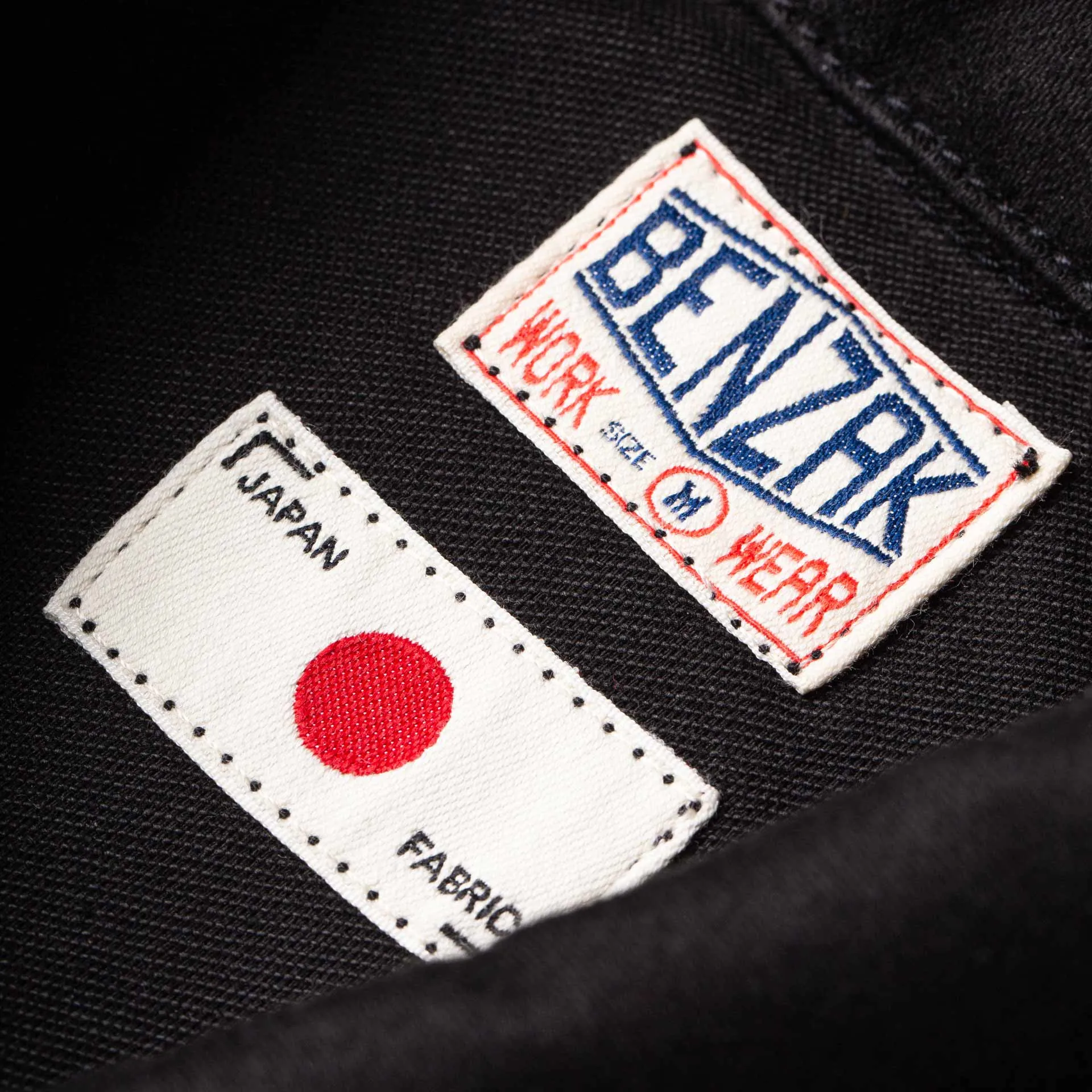 BWJ-01 WORKER JACKET 12 oz. black moleskin