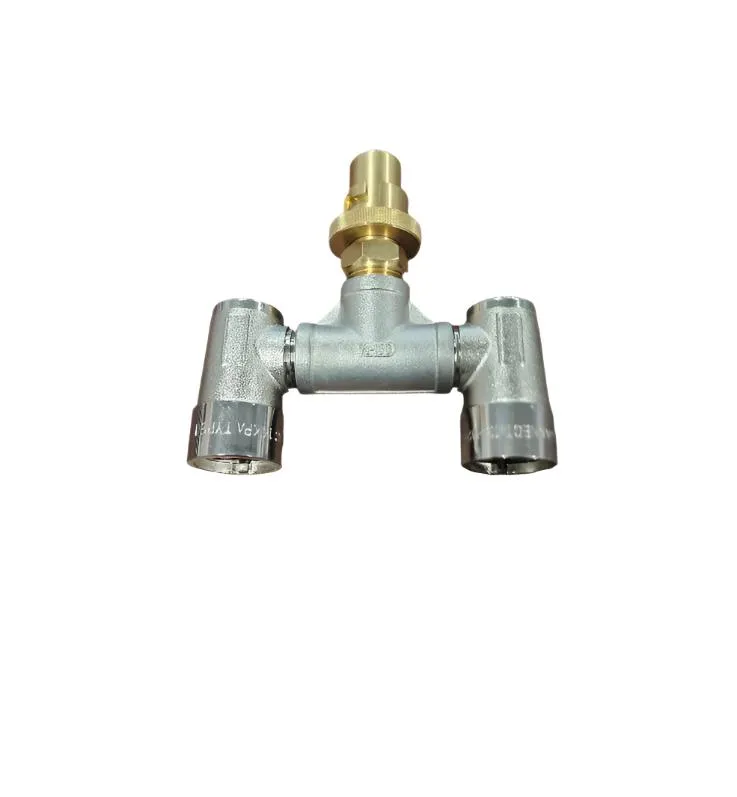 Caravan double gas bayonet adapter with BONUS Dust Plugs