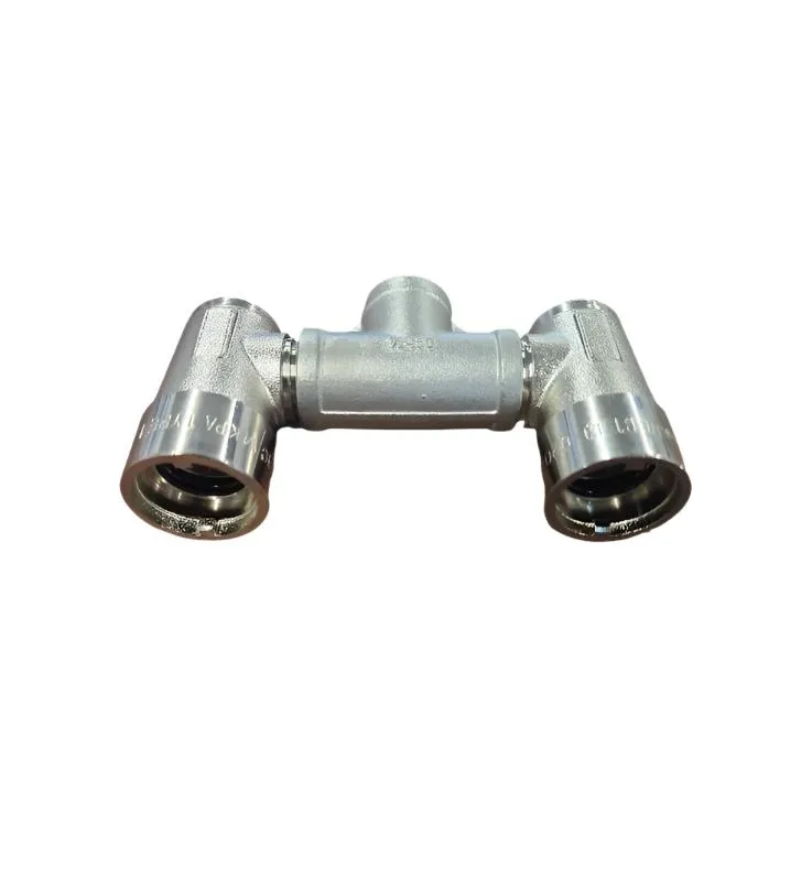 Caravan double gas bayonet adapter with BONUS Dust Plugs