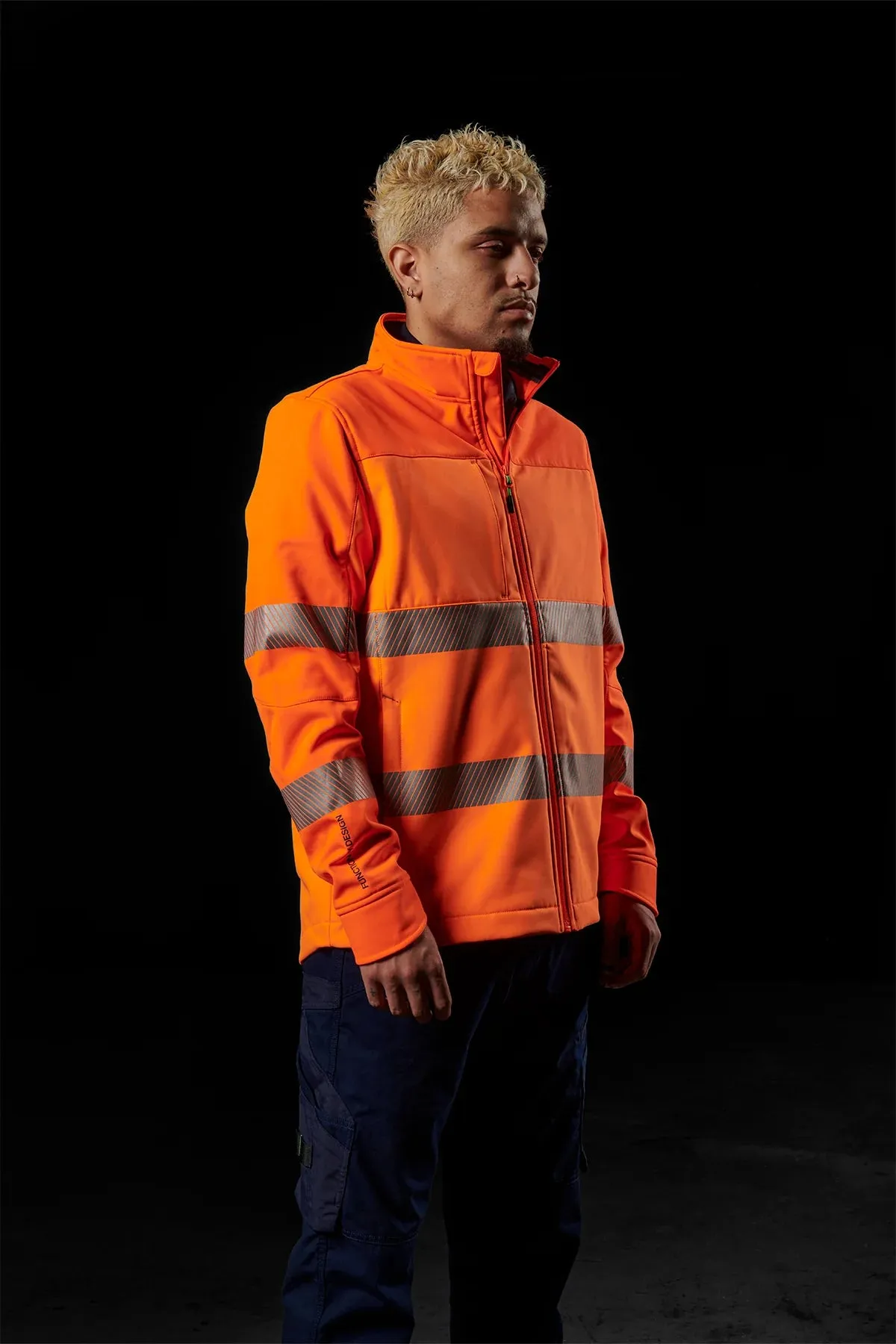 FXD Workwear  WO.3T - SOFT SHELL WORK JACKET - ORANGE