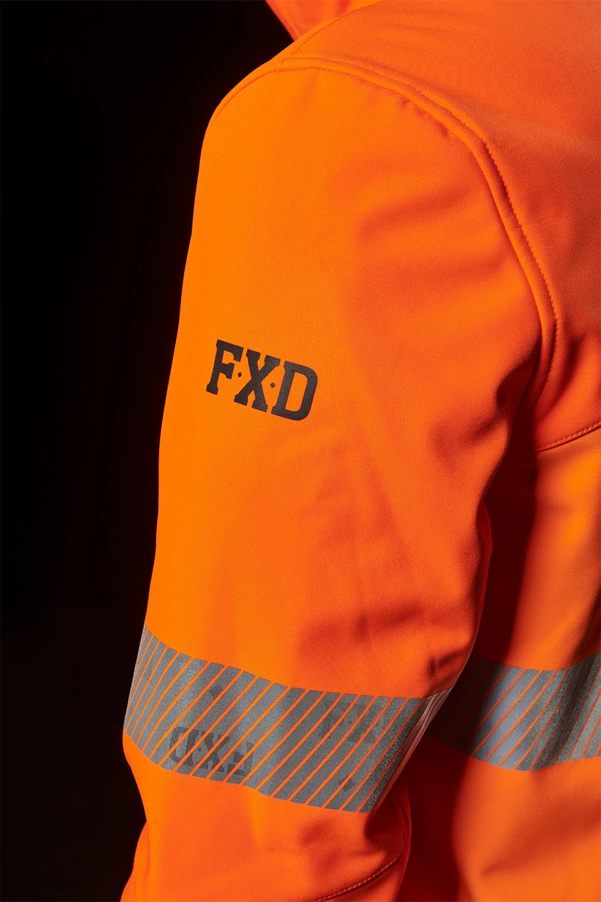 FXD Workwear  WO.3T - SOFT SHELL WORK JACKET - ORANGE