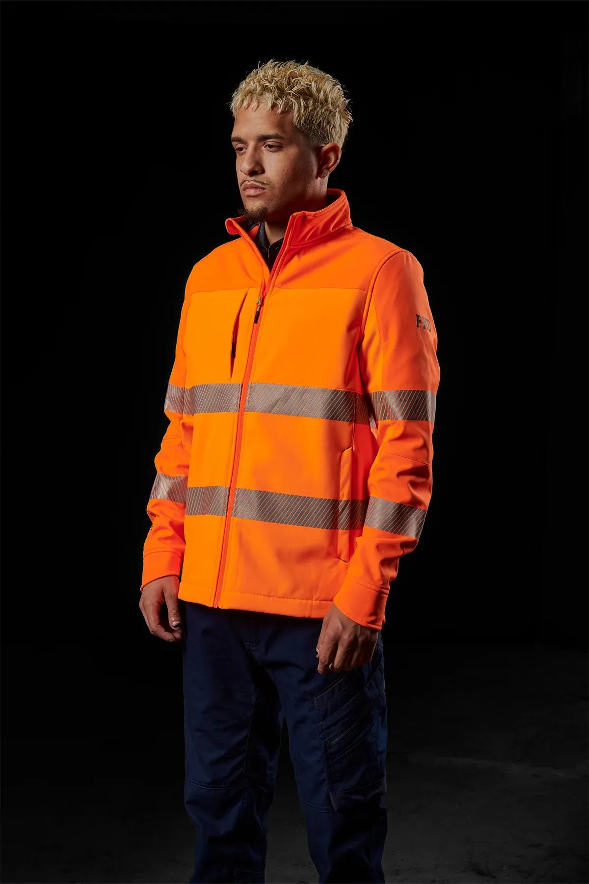 FXD Workwear  WO.3T - SOFT SHELL WORK JACKET - ORANGE