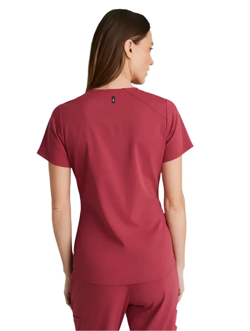 Grey's Anatomy Stretch™ by Barco Emma 4-Pocket V-Neck Scrub Top-Plus