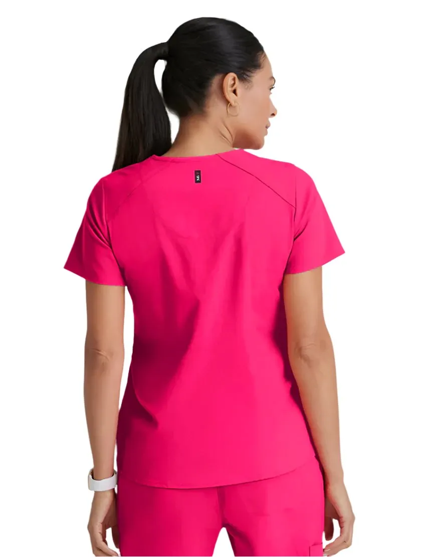 Grey's Anatomy Stretch™ by Barco Emma 4-Pocket V-Neck Scrub Top-Plus
