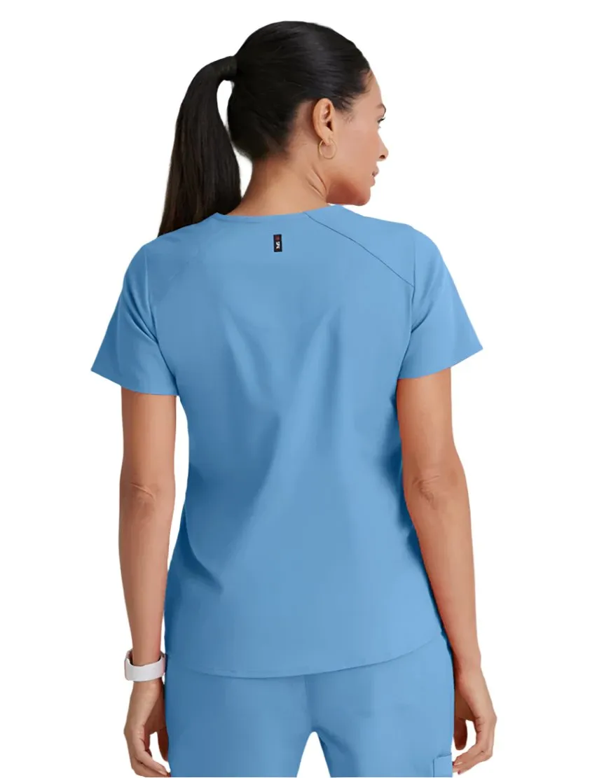 Grey's Anatomy Stretch™ by Barco Emma 4-Pocket V-Neck Scrub Top-Plus