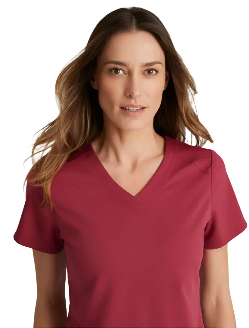 Grey's Anatomy Stretch™ by Barco Emma 4-Pocket V-Neck Scrub Top-Plus