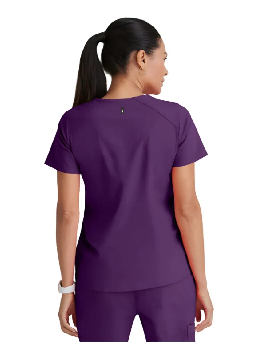 Grey's Anatomy Stretch™ by Barco Emma 4-Pocket V-Neck Scrub Top-Plus
