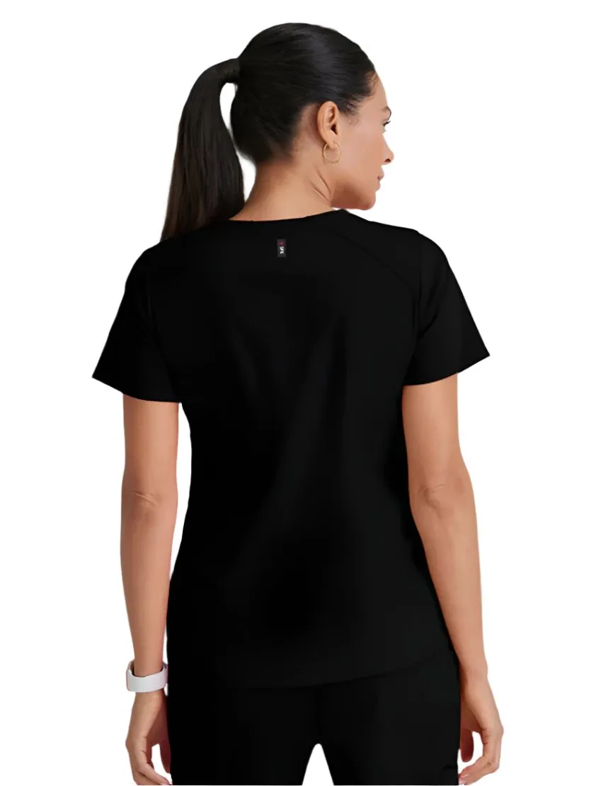 Grey's Anatomy Stretch™ by Barco Emma 4-Pocket V-Neck Scrub Top-Plus