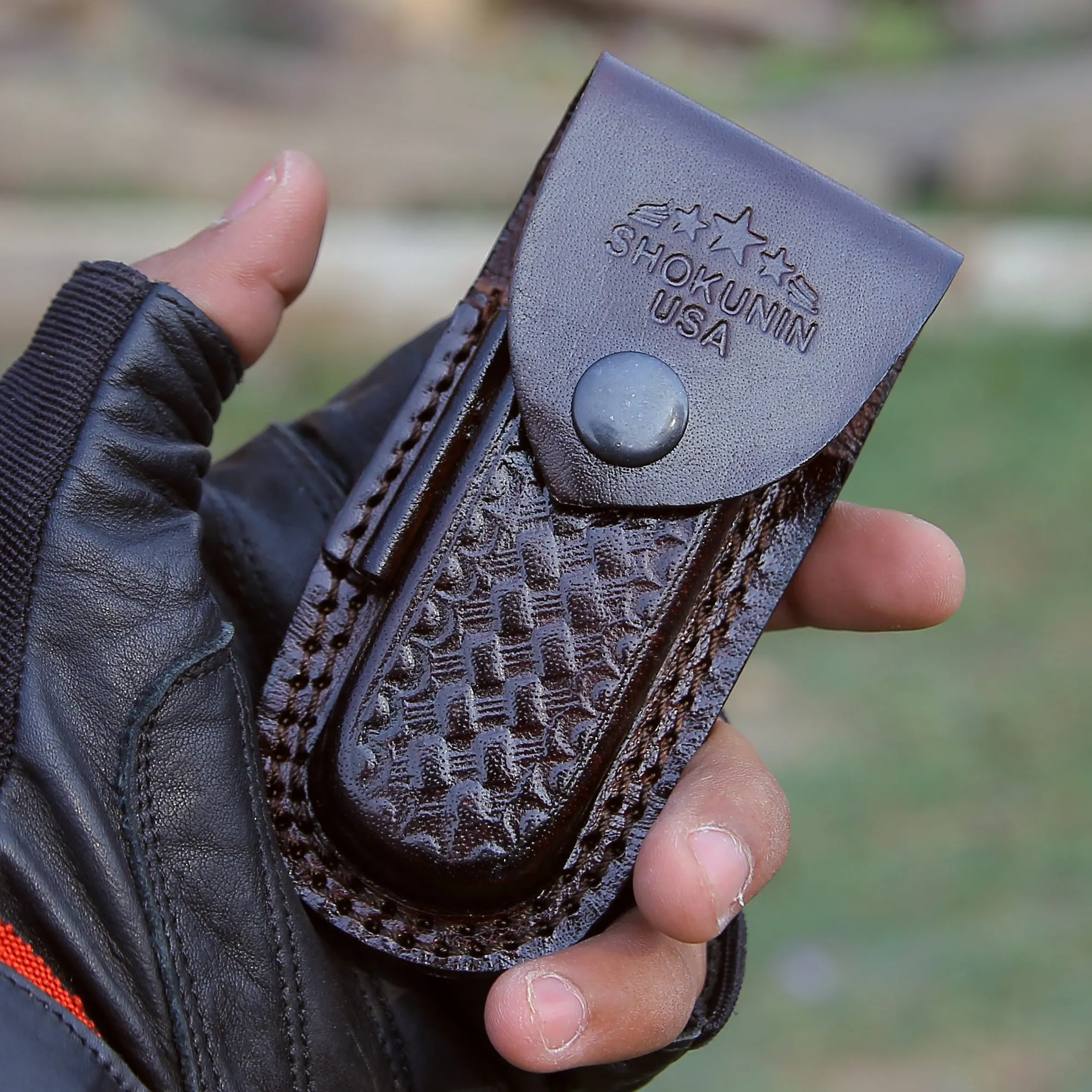 Guardian Pocket Knife with Pakkawood Handle
