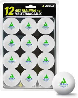 JOOLA Training 3 Star Table Tennis Balls 12, 60, or 120 Pack - 40 mm Regulation Bulk Ping Pong Balls for Competition and Recreational Play - Fun as a Cat Toy - Indoor and Outdoor Compatible