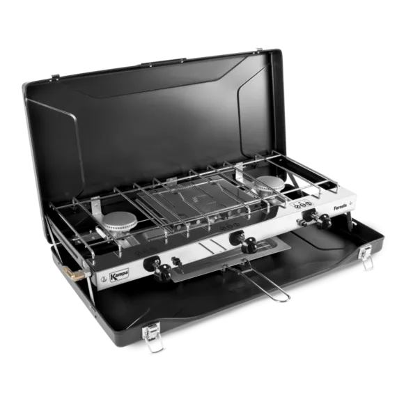 Kampa Fornello Double Burner Camping Cooker & Grill