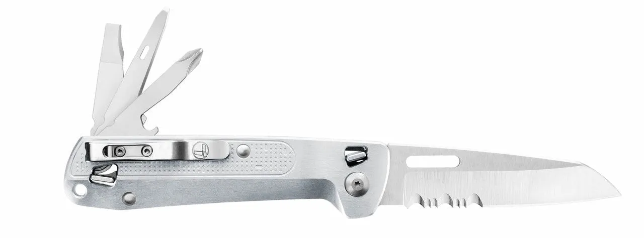 Leatherman FREE K2x Knife, Serrated w/ Magnetic Open/Close