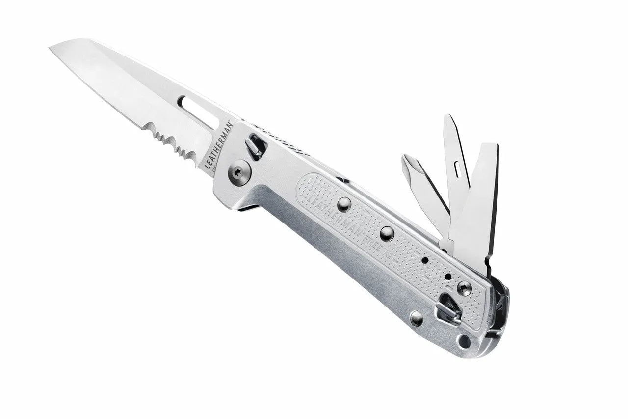 Leatherman FREE K2x Knife, Serrated w/ Magnetic Open/Close