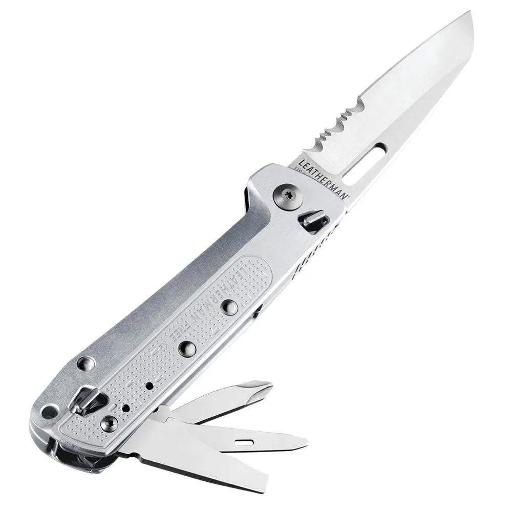 Leatherman FREE K2x Knife, Serrated w/ Magnetic Open/Close