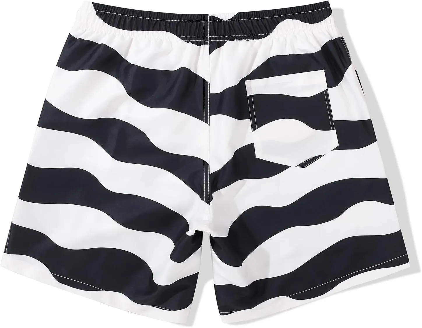 MADHERO Mens Swim Trunks 5 Inch Quick Dry Bathing Suit with Mesh Lining Beach Shorts