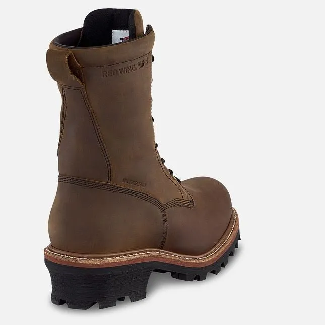 Men's 9" Insulated Waterproof Safety Toe Logger Boot