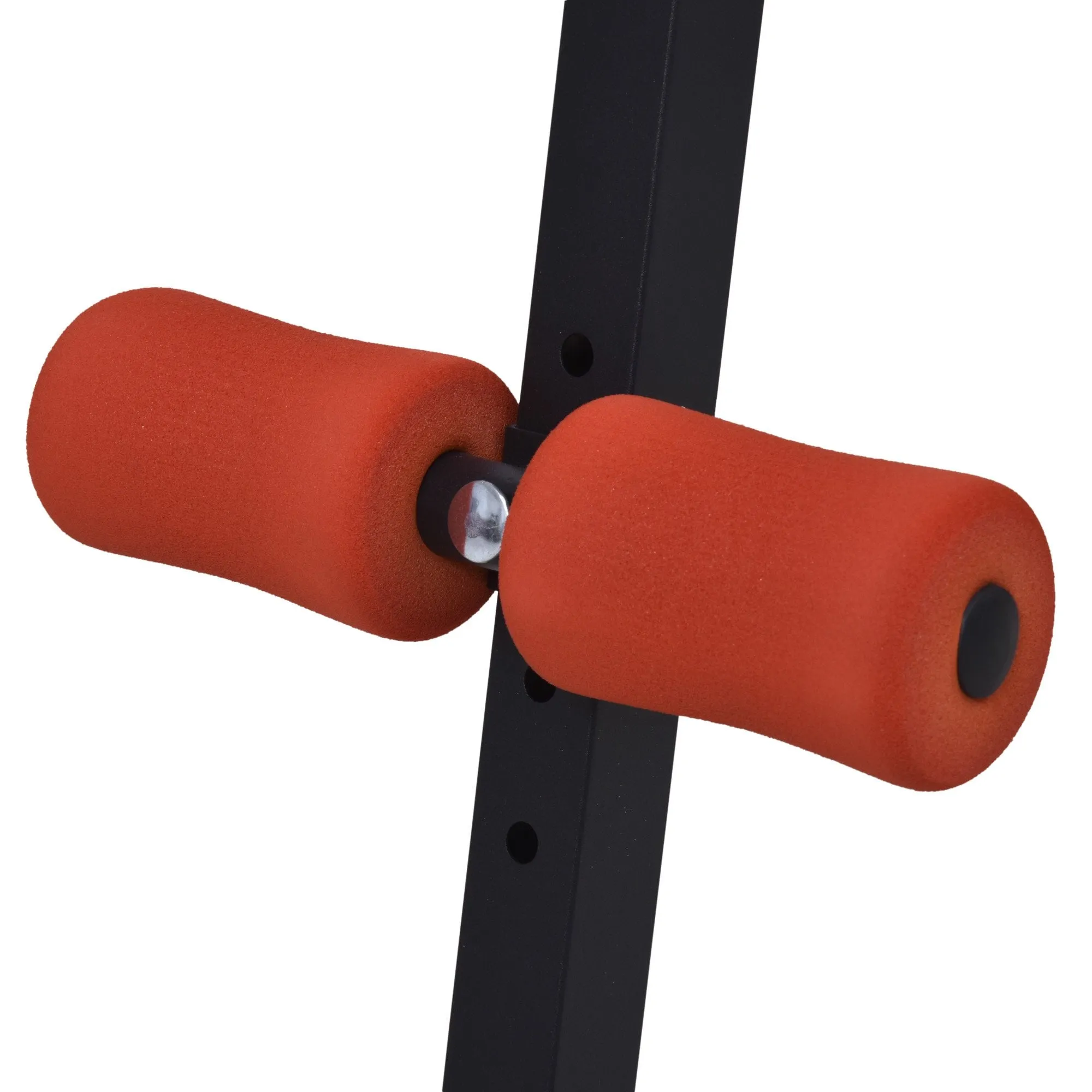 Multifunctional Sit Up Bench Foldable Exercise Weight Bench w/ Elastic Rope Fitness Equipment