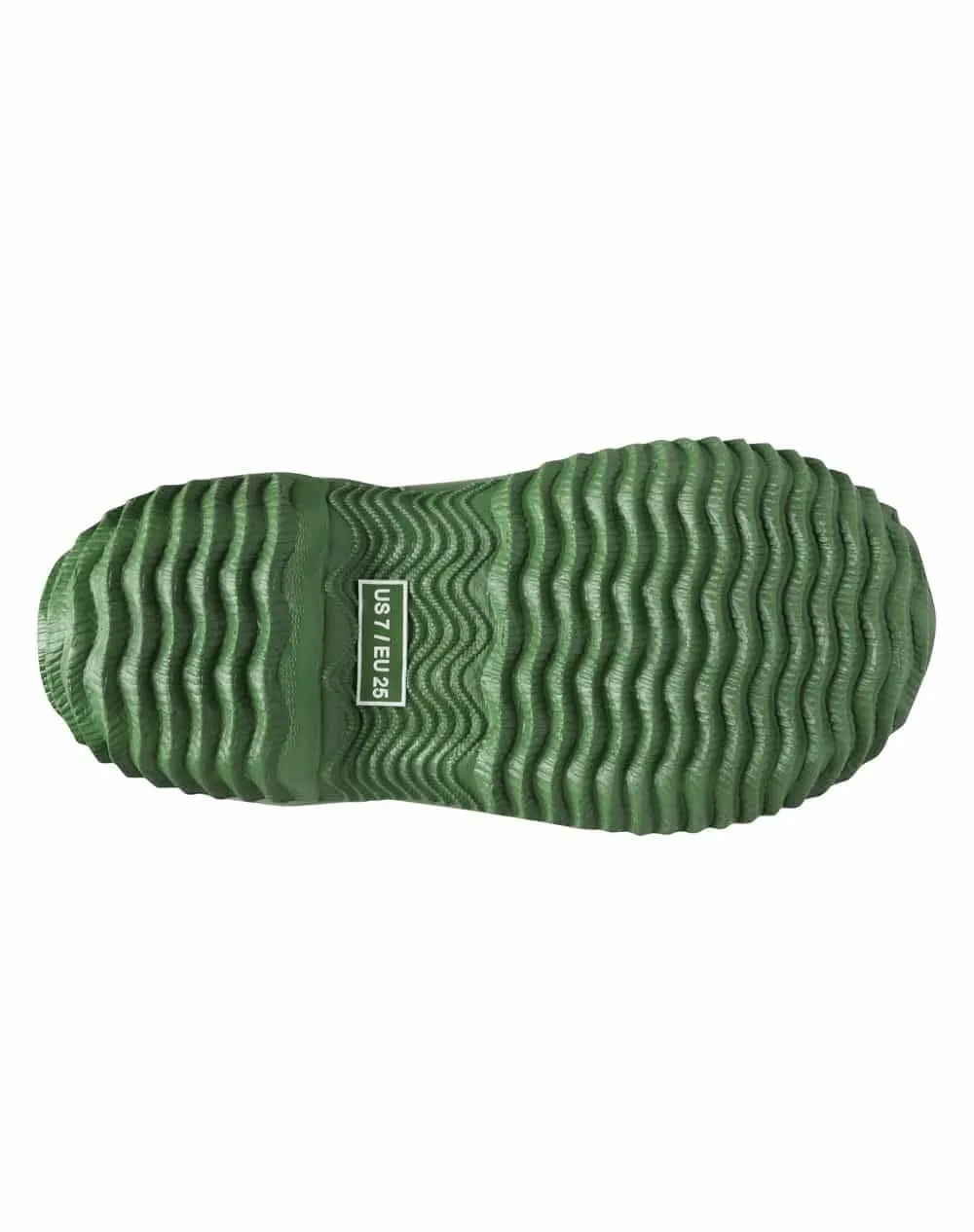 Neoprene Rain/Snow Boots: Green Floral