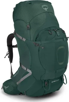 Osprey Aether Plus 85L Men's Backpacking Backpack, Axo Green, L/XL
