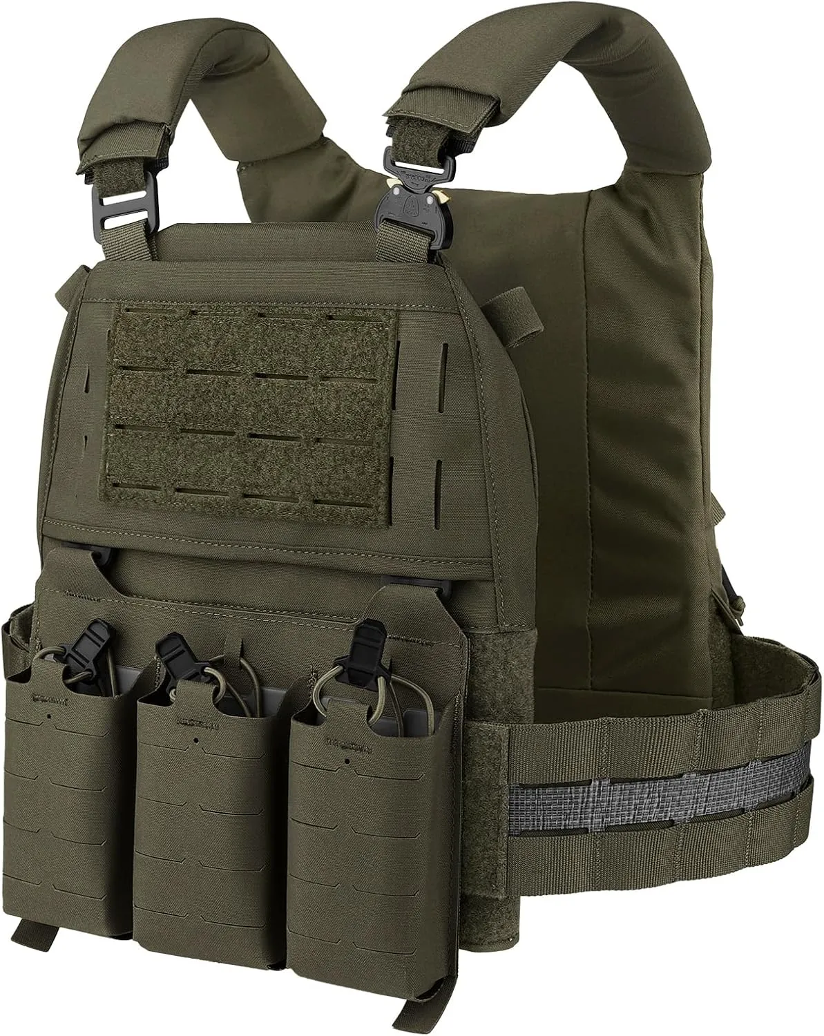 PETAC GEAR Tactical Tegris Cummerbund V5 MOLLE Vest Basic Set For Man With Large Zipper