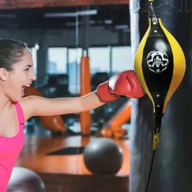Quality PU Leather Boxing Punching Bag Pear Boxing Bag Inflatable Boxing Speed Bag Double End Training Reflex Speed Balls