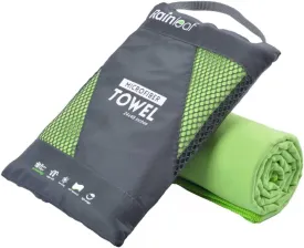 Rainleaf Microfiber Towel Perfect Travel & Gym & Camping Towel. Quick Dry - Super Absorbent - Ultra Compact - Lightweight. Suitable for Trip, Beach, Shower, Backpacking, Pool