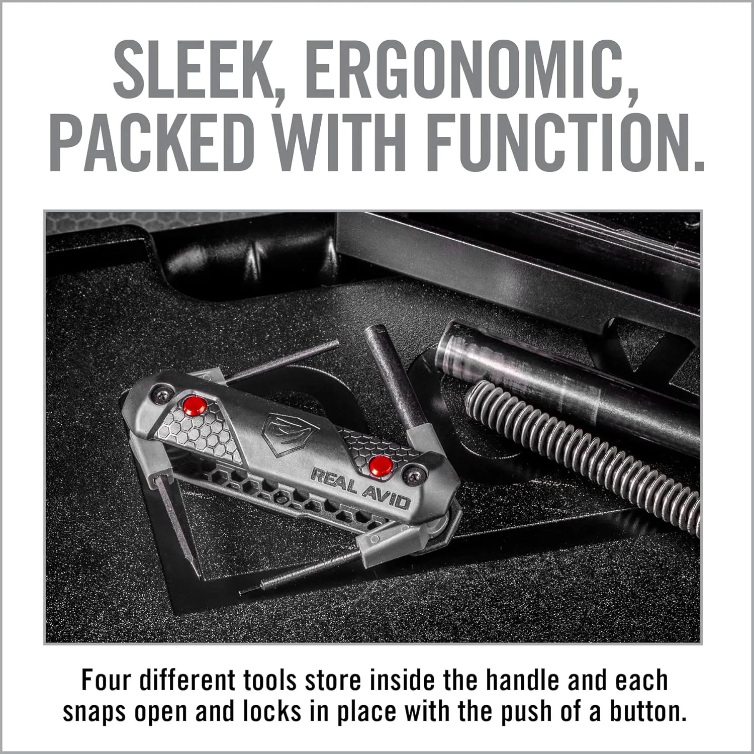 Real Avid Glock Accessories - Choose Between 2-in-1 Tool, 4-in-1 Tool or Pro Pack for Glock (Features Gun Mat, 2-in-1 Tool Cleaning Kit & Mag Tool)