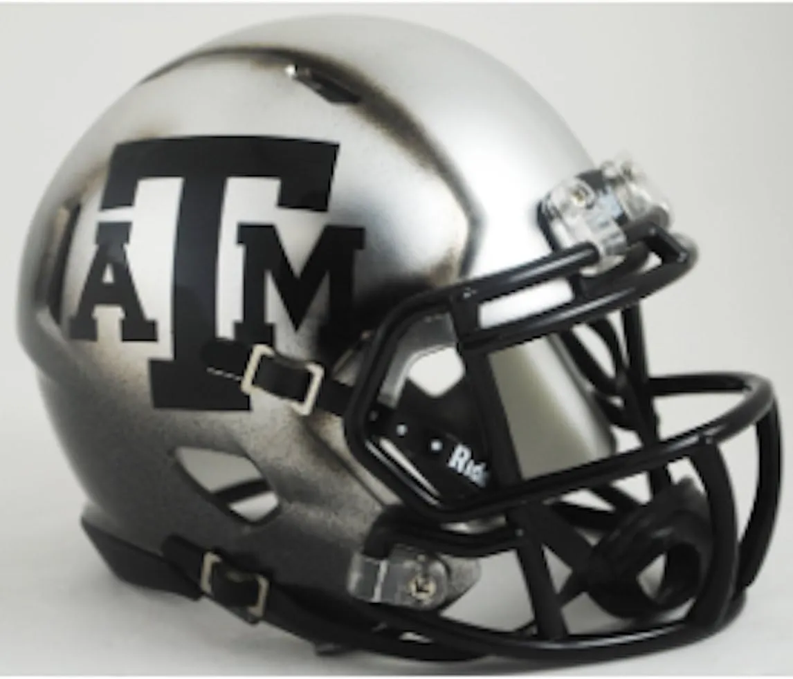 Riddell Texas A&M Aggies NCAA Mini Speed Football Helmet Ice Hydro 2015