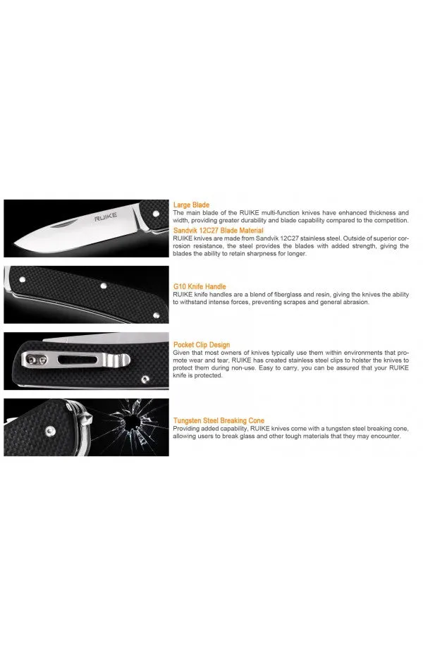 Ruike - Knife Multi-Function M61 - Black