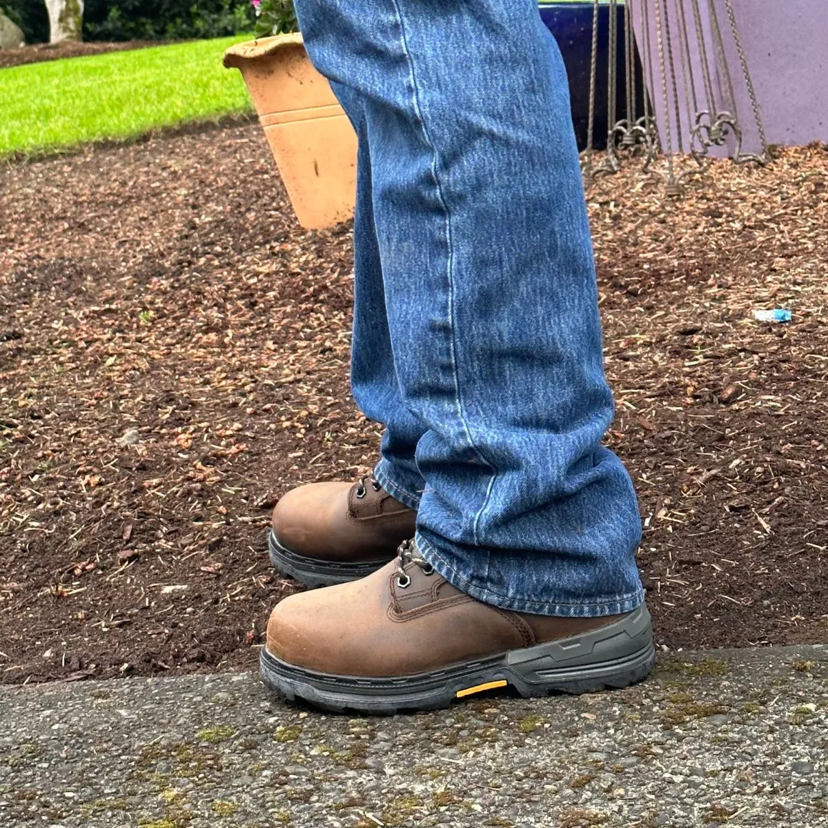 Sawhorse 6” Waterproof Soft Toe Work Boot – Brown