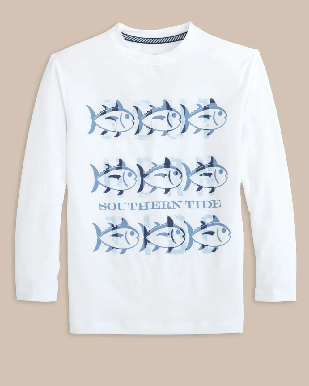 Southern Tide Triple Stack Perf Tee