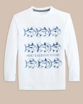 Southern Tide Triple Stack Perf Tee