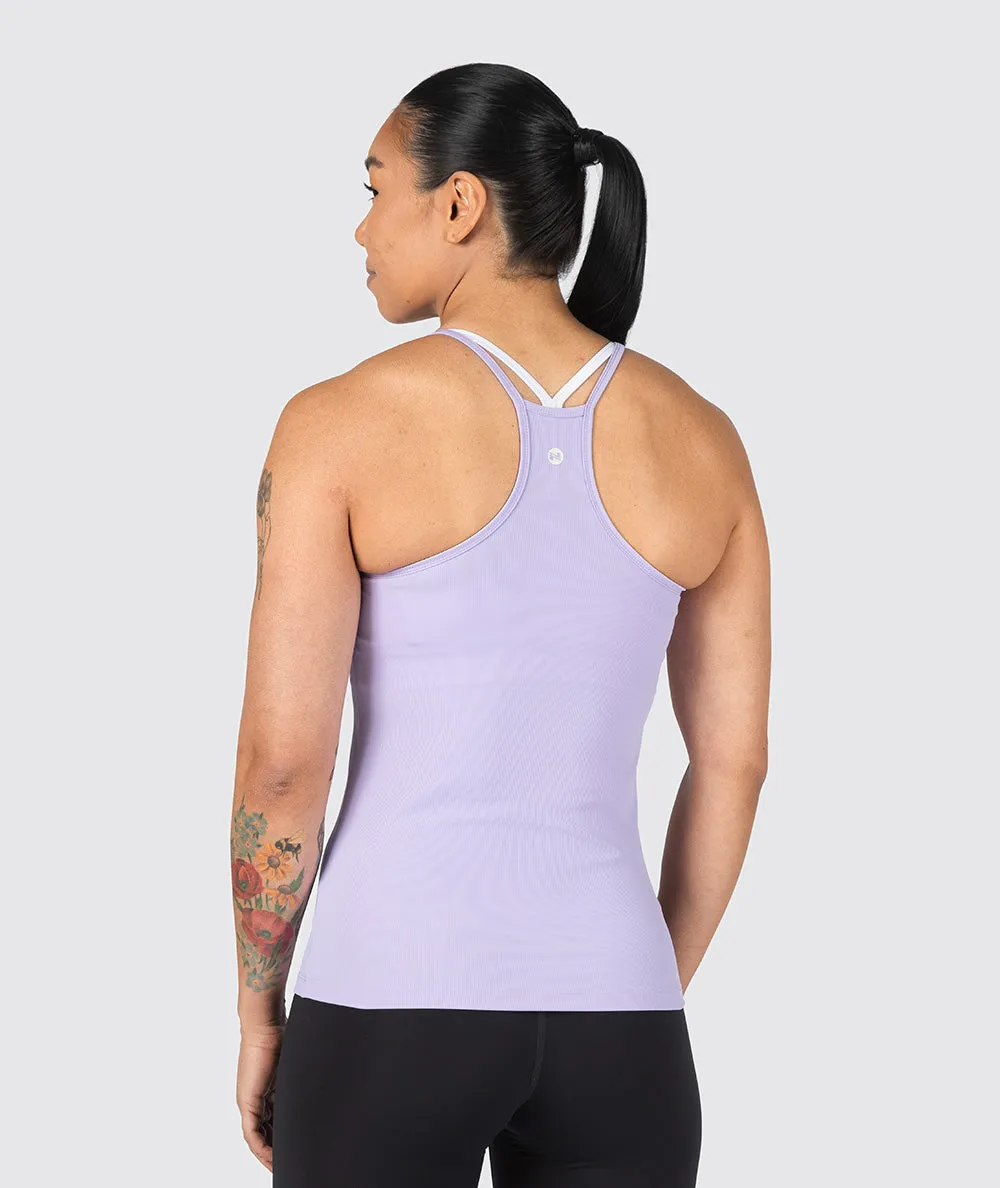 Strappy Ribbed Tank Top