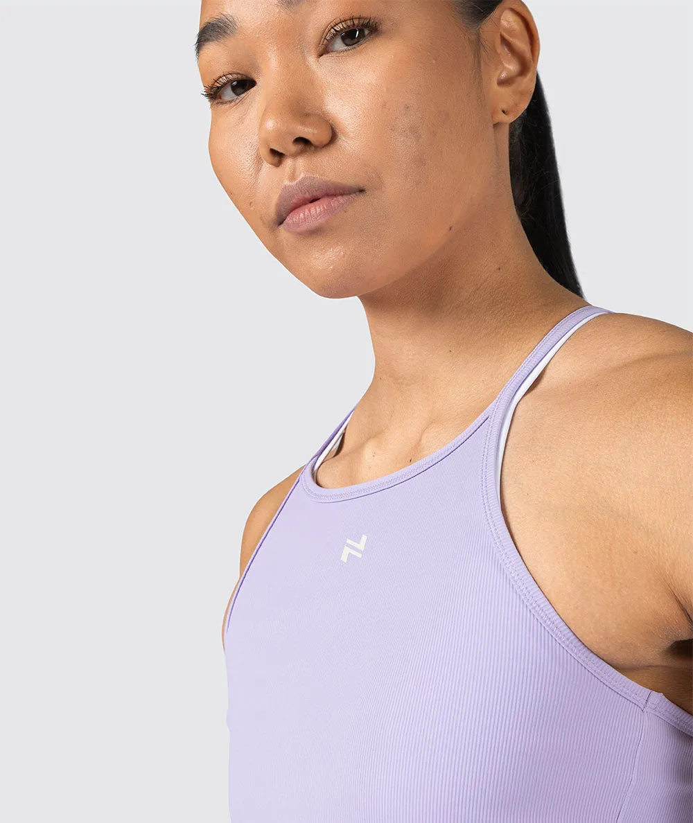 Strappy Ribbed Tank Top