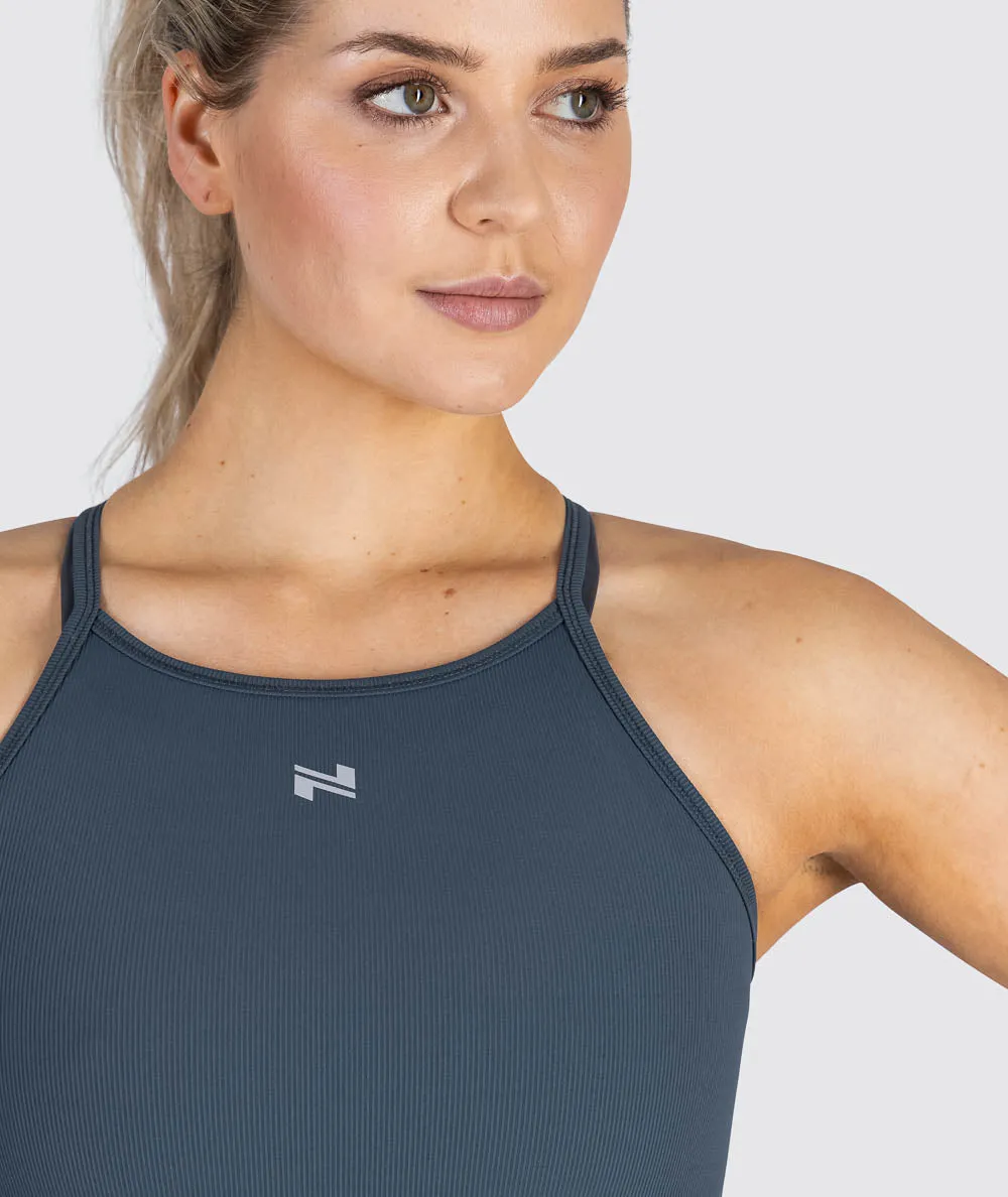 Strappy Ribbed Tank Top