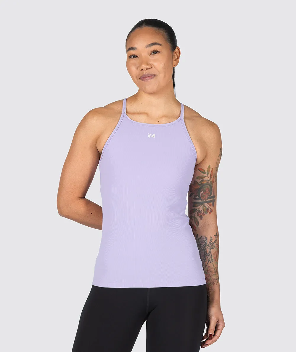 Strappy Ribbed Tank Top