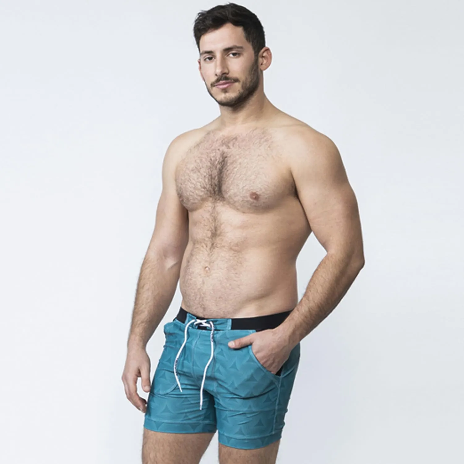 Taddlee Swimwear Men Basic Long Swimming Trunk Surf Camo Shorts Swimsuits Pocket