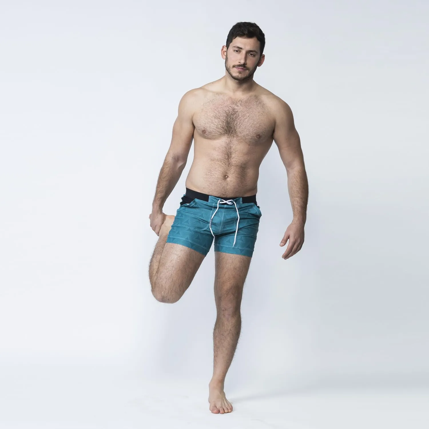 Taddlee Swimwear Men Basic Long Swimming Trunk Surf Camo Shorts Swimsuits Pocket