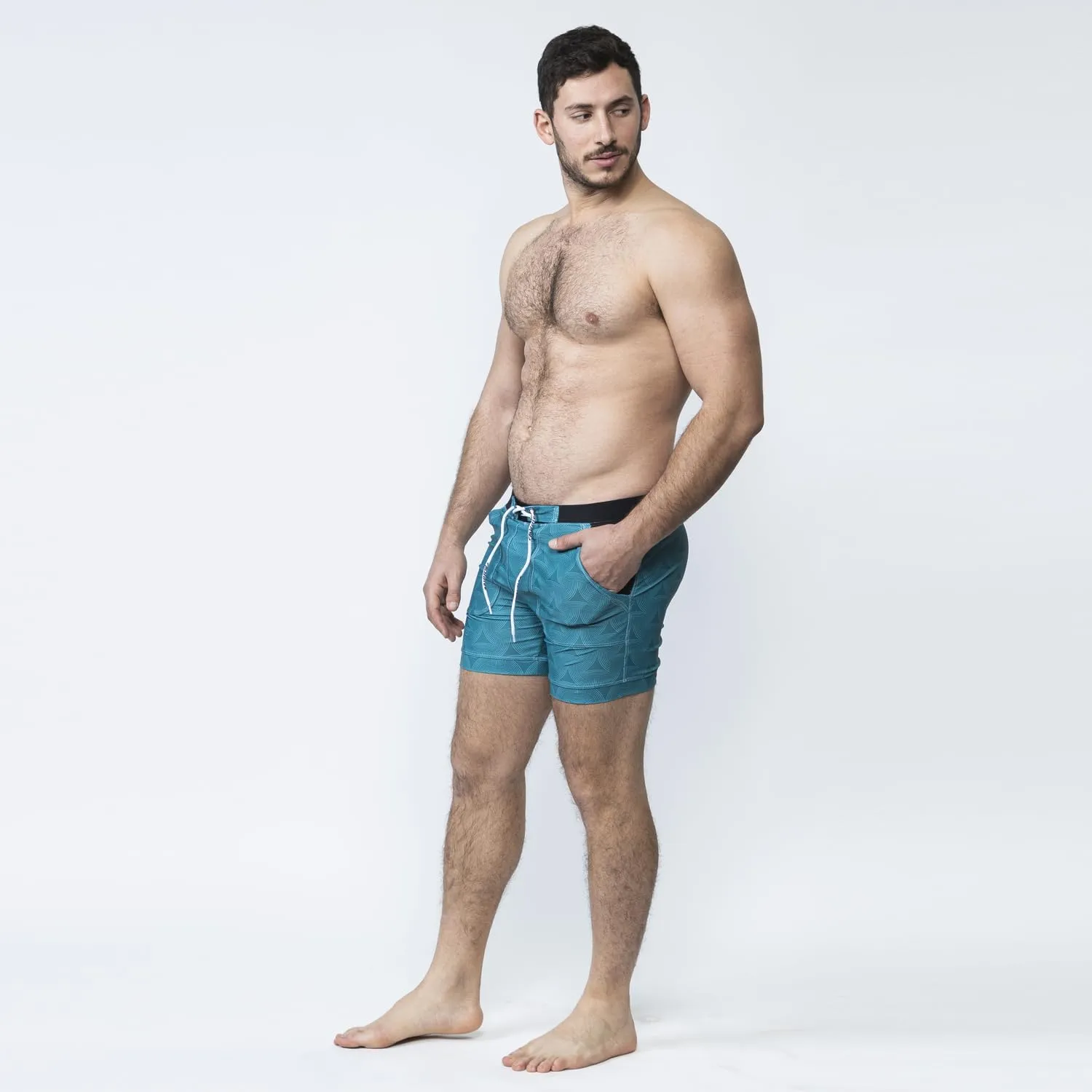 Taddlee Swimwear Men Basic Long Swimming Trunk Surf Camo Shorts Swimsuits Pocket