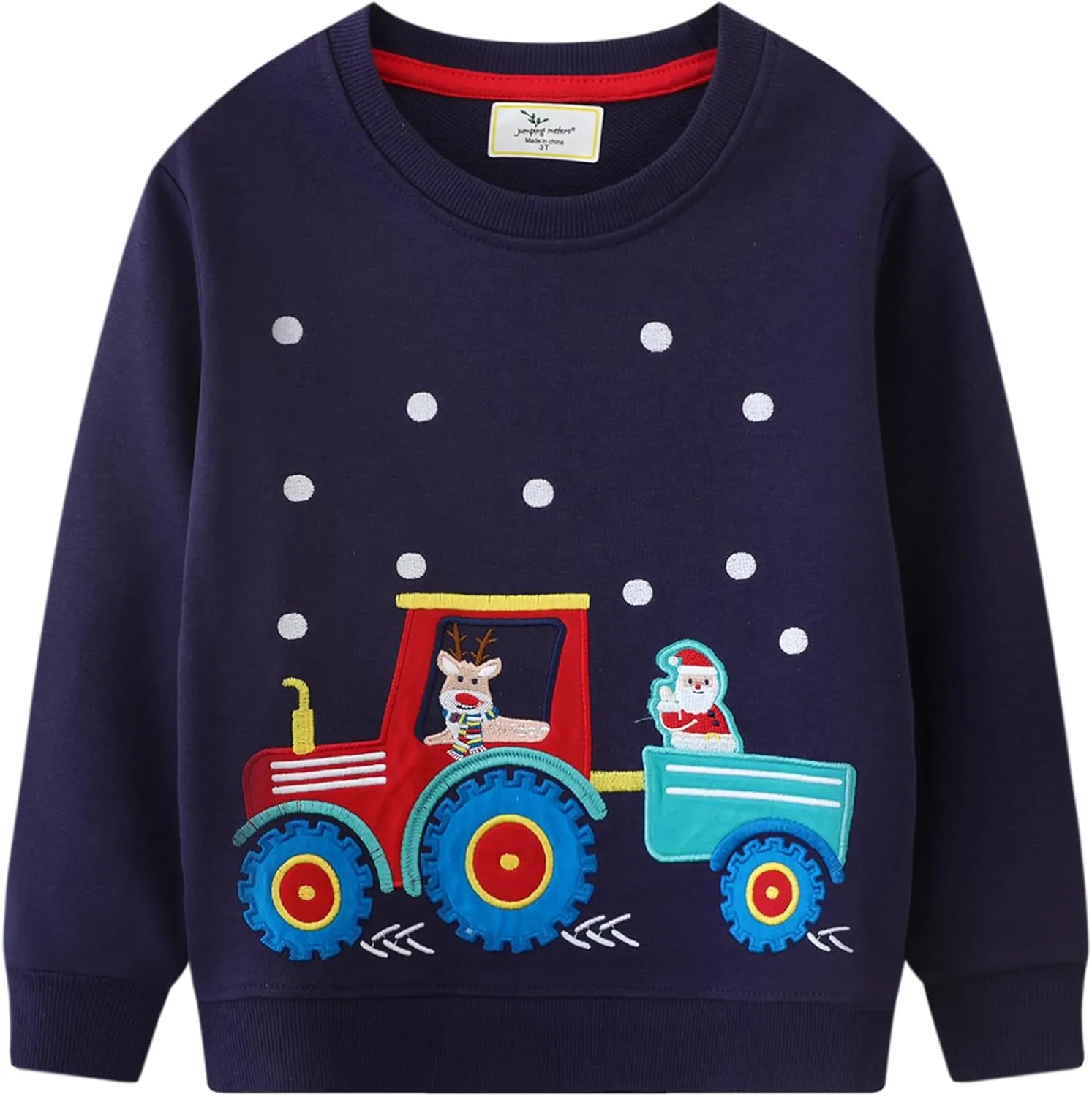 Toddler Boys Cotton Sweatshirts Casual Long Sleeve Top Shirts Kids Winter Clothes Pullover Sweater 2T-8T