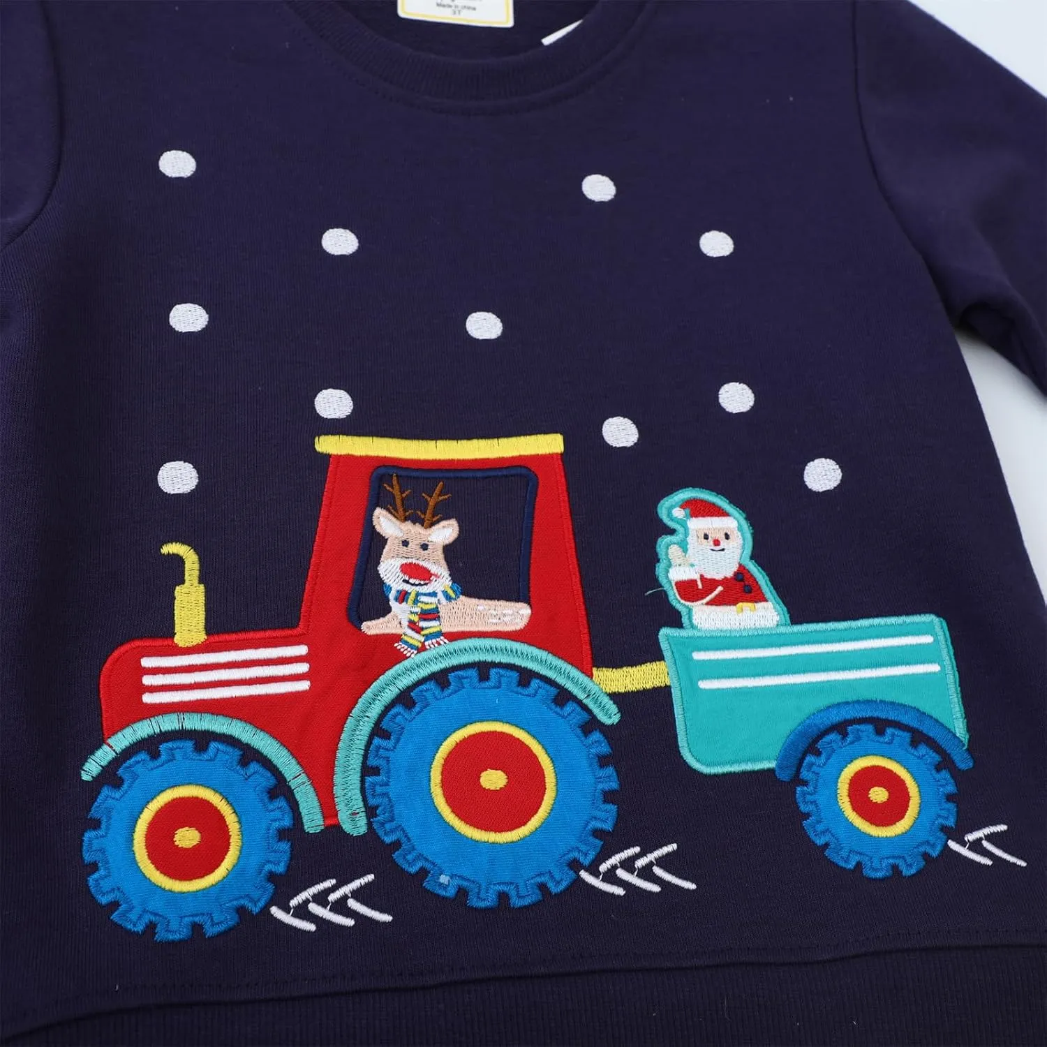 Toddler Boys Cotton Sweatshirts Casual Long Sleeve Top Shirts Kids Winter Clothes Pullover Sweater 2T-8T
